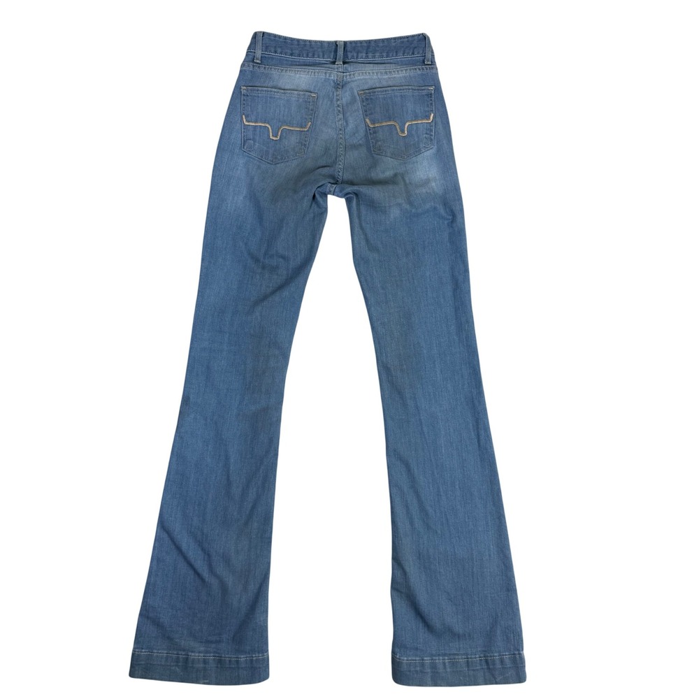 Kimes Ranch Lola Jeans Women 4/36 Blue Flare Leg Western Trouser Denim